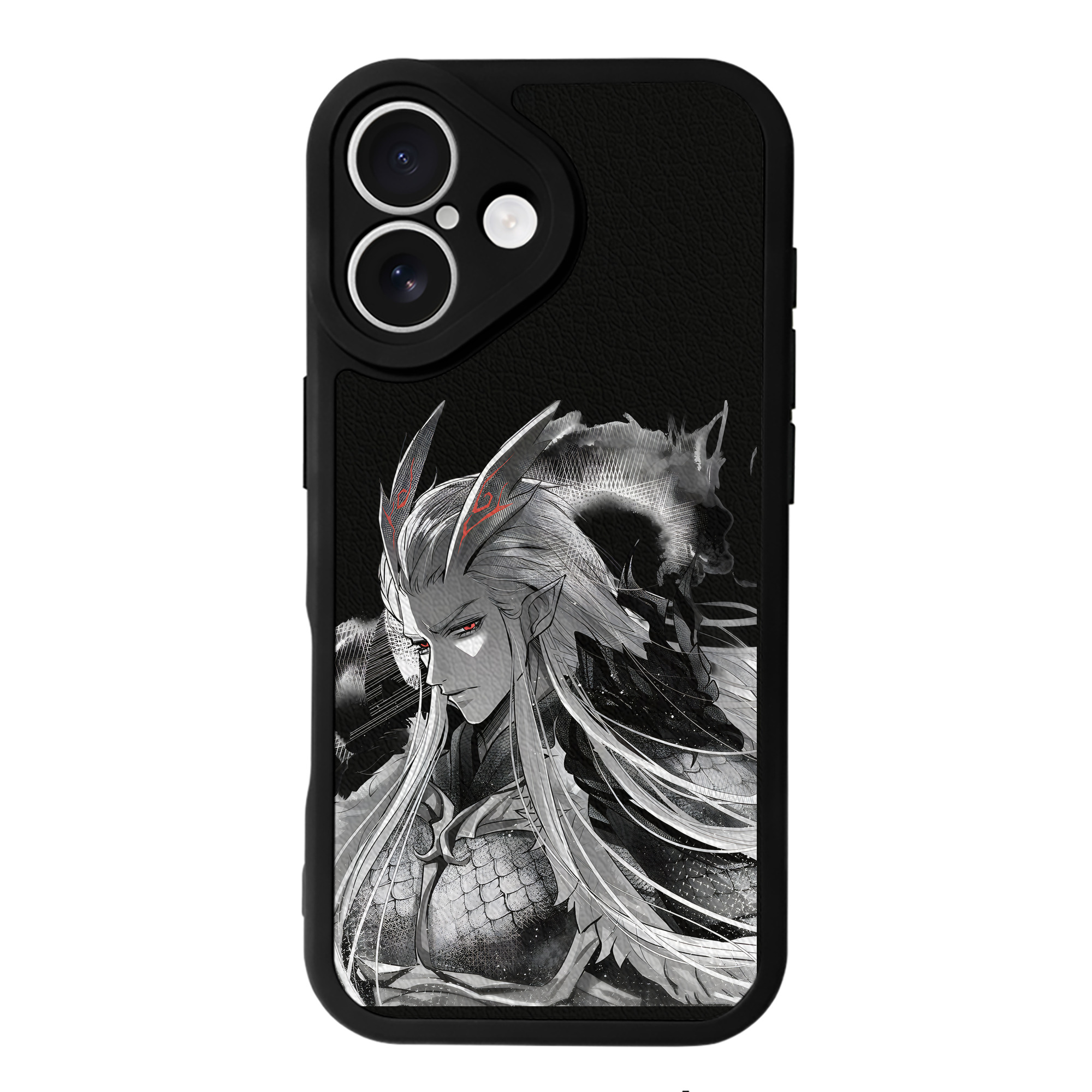 （画像用） Ne Zha 2 ナタ 魔童の大暴れ 【iPhone 16シリーズ対応】シリコンスマホケース（レザー調） 材質：シリコン